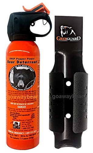 Udap Bear Spray Safety Orange with Griz Guard Holster, Amazon, США