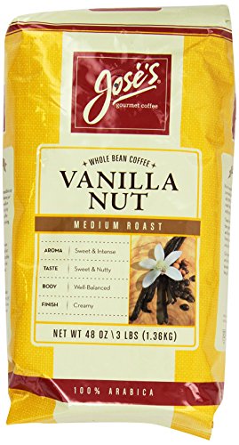Jose's Whole Bean Coffee Vanilla Nut 3 Lbs, Amazon, США